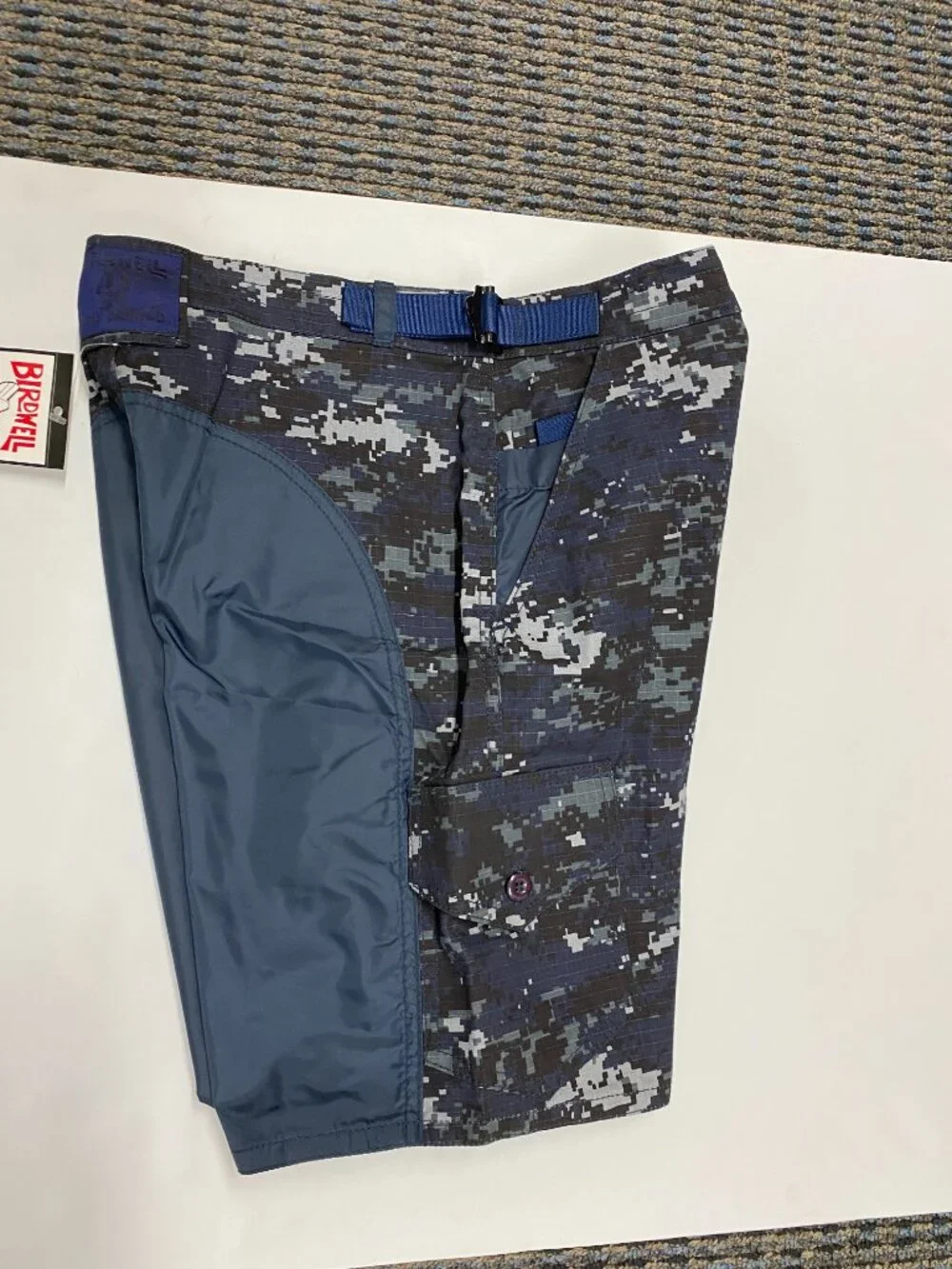 Birdwell Beach Britches Men's Ripstop Tactical Walkshorts - Navy Camo (S)